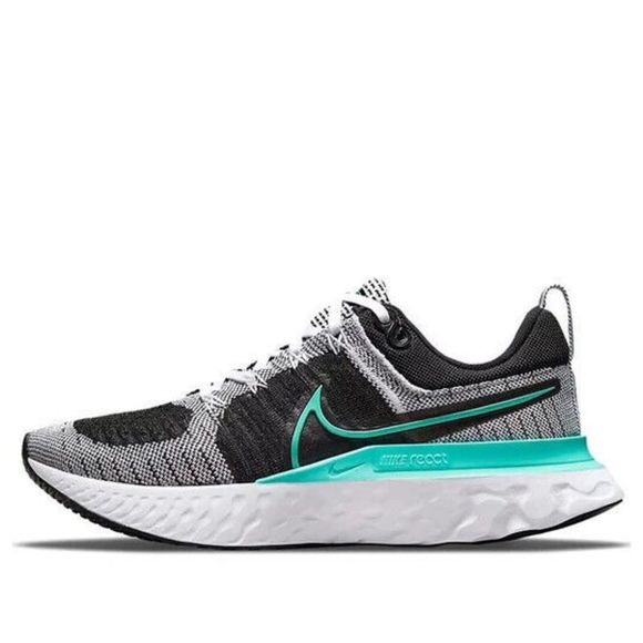 Nike React Infinity Run Flyknit 2 CT2423-103 Women Gray/Black/Mint Shoes NDD631 - Picture 8 of 8